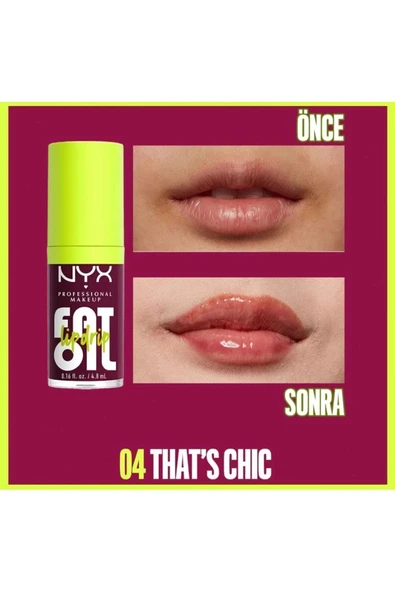 NYX Professional Makeup Fat Oil Lip Drip Parlatıcı Dudak Yağı - 2