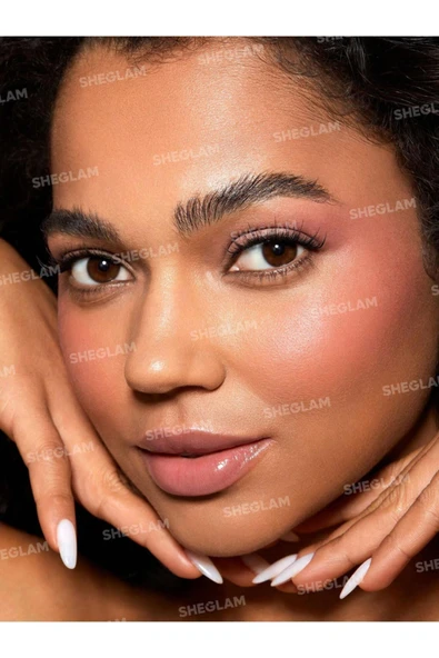 SHEGLAM Cheeky Color Jam-Afternoon Peach 6 Shades Multi-Use Cream Blush Lip Cream - 3