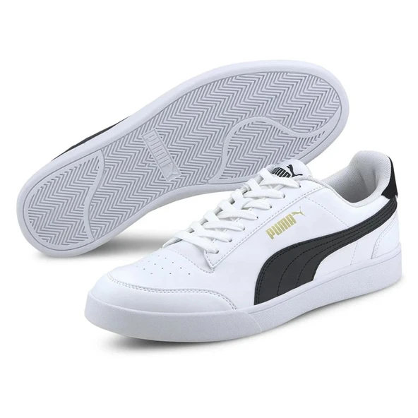 Puma Shuffle Erkek Beyaz Sneaker Ayakkabı 30966803 - Resim 2