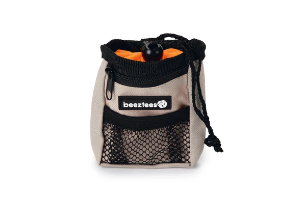 Beeztees Köpek Ödül ve Dışkı Toplama Poşeti Taşıma Bel Çantası, Gri, 8x14x10cm ürün görseli 1