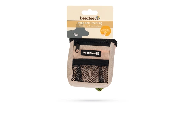 Beeztees Köpek Ödül ve Dışkı Toplama Poşeti Taşıma Bel Çantası, Gri, 8x14x10cm - Resim 3