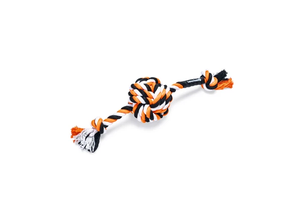Beeztees Köpek Oyuncağı, Diş İpinden Top ve İpi, 27x7x7cm, 105gr
