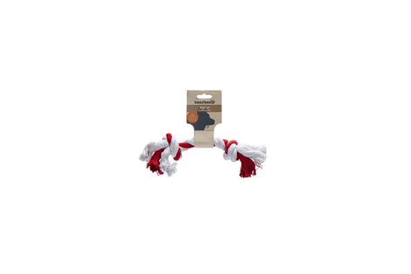 Beeztees Köpek Oyuncağı, Çift Düğümlü Diş İpi, Pamuk İplerden, 18x4x4cm, 125gr - 3