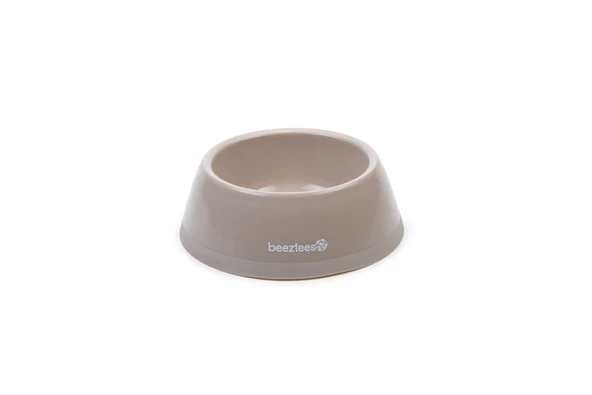 Beeztees Köpek Mama Su Kabı, Plastik, Bej, 300ml