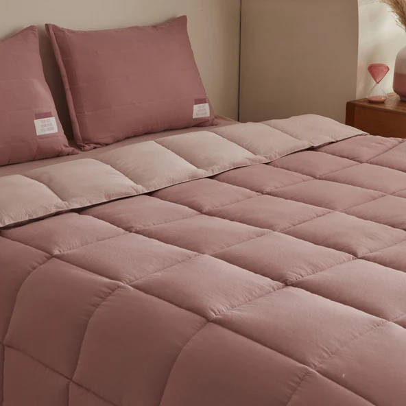 Karaca Home Relax Çift Kişilik Comfort Set/Uyku Seti Pudra - Resim 3