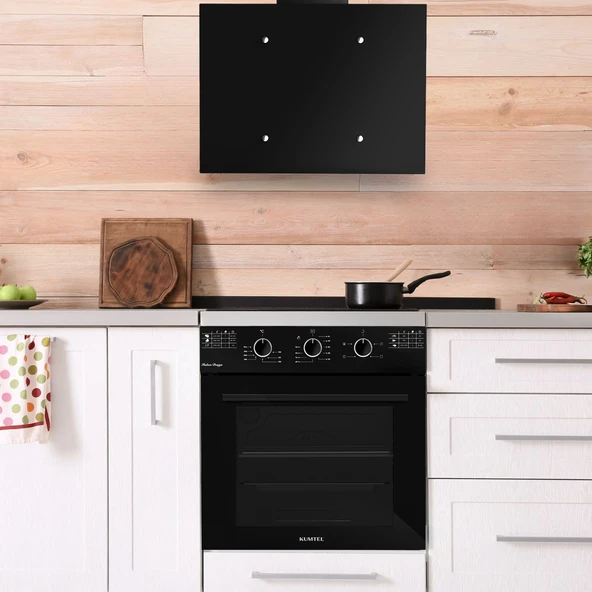 Kumtel Italian Design Cam Ankastre Set - Resim 5