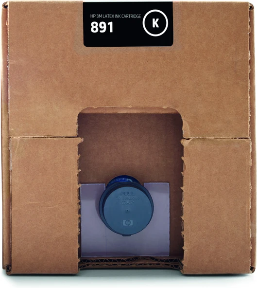 Feyza Bilişim HP 3M 891 B 10 Litrelik Black Latex Mürekkep Kartuşu (G0Y75A) ürün görseli