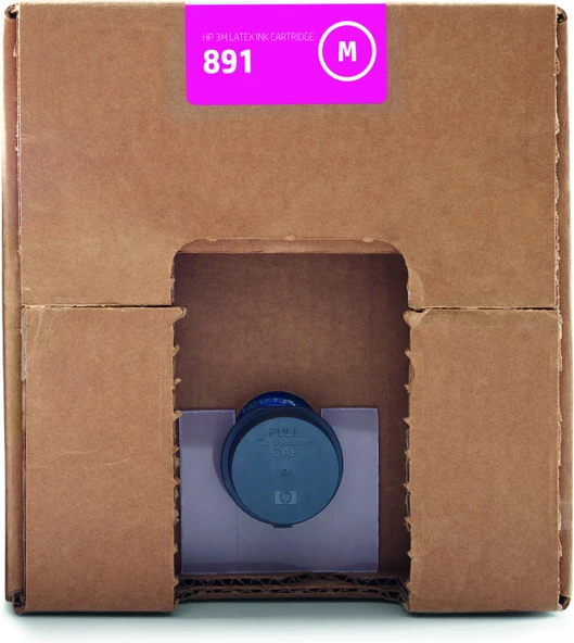 Feyza Bilişim HP 3M 891 M 10 Litrelik Magenta Latex Mürekkep Kartuşu (G0Y73A) ürün görseli