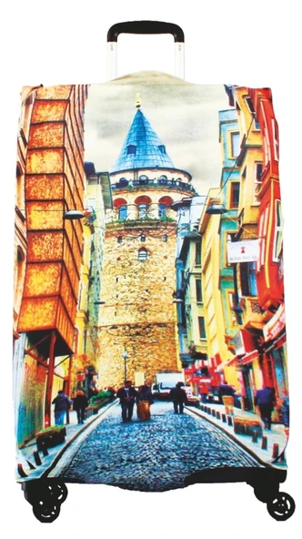 (My#17 Galata) VALİZLER İÇİN KILIF SETİ (KABİN ORTA VE BÜYÜK) - 5