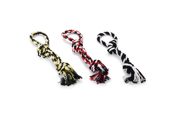 Beeztees Köpek Oyuncağı, Çift Düğümlü Diş İpi, Tutamaçlı, 25cm, 70gr ürün görseli