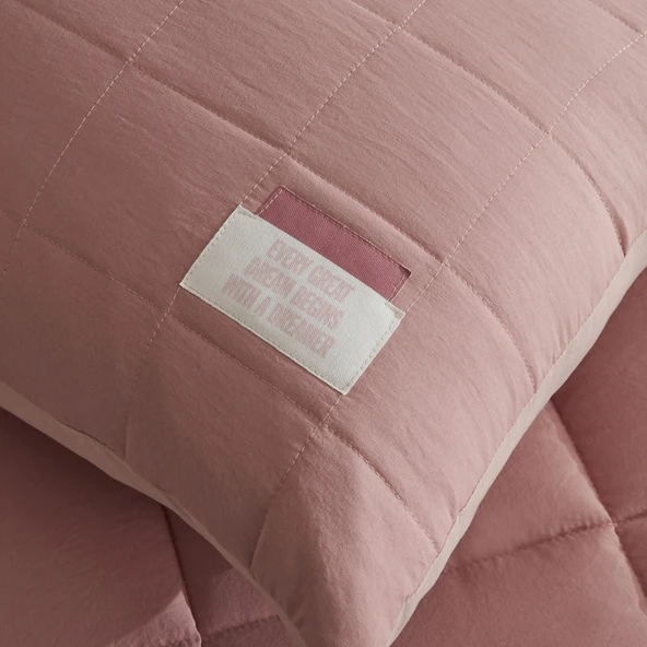 Karaca Home Relax Çift Kişilik Comfort Set/Uyku Seti Pudra - Resim 7