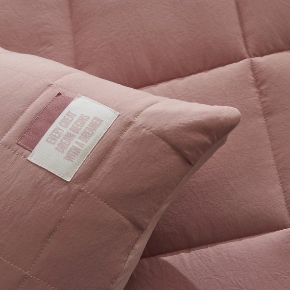 Karaca Home Relax Çift Kişilik Comfort Set/Uyku Seti Pudra - Resim 6