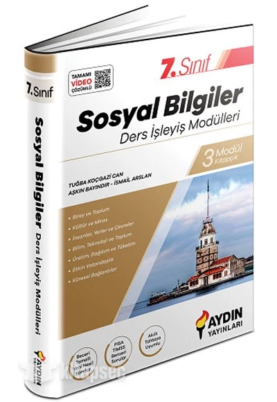 7. Sınıf Sosyal Bilgiler Ders İşleyiş Modülleri Aydın Yayınları
