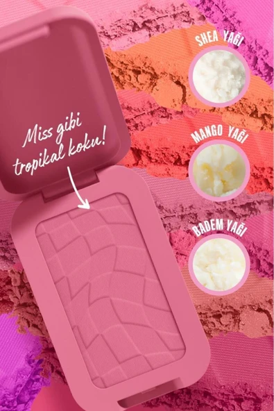 NYX PROFESSİONAL MAKEUP Buttermelt Blush Kremsi Pembe Pudra Allık - 08 Getting Butta - 5