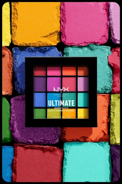 NYX PROFESSİONAL MAKEUP Professional Makeup Göz Farı Paleti - Ultimate Shadow Palette Brights - 3