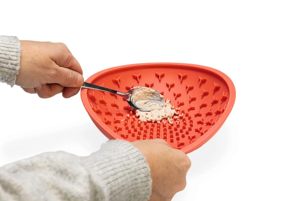 Beeztees Yavru Köpek Mama Yeme Oyuncağı, Silikon, Kırmızı, 19cm - Resim 11