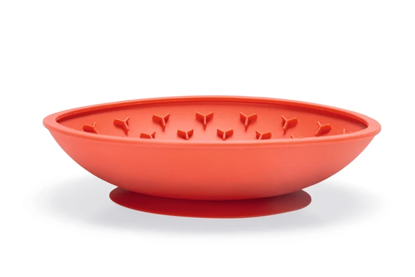 Beeztees Yavru Köpek Mama Yeme Oyuncağı, Silikon, Kırmızı, 19cm - Resim 3