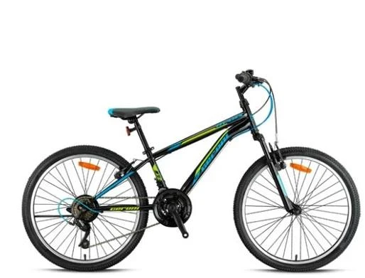 GERONİ MARS - 20  - MTB - 10' - 21 Vites - V.B - Mat Siyah-Lime/Mavi ürün görseli