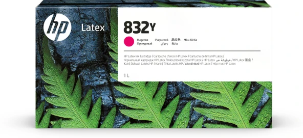 Feyza Bilişim HP 832Y 1 litrelik Magenta Latex Orijinal Mürekkep Kartuşu (4UV07A) - 1
