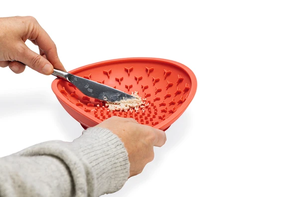 Beeztees Yavru Köpek Mama Yeme Oyuncağı, Silikon, Kırmızı, 19cm - Resim 9