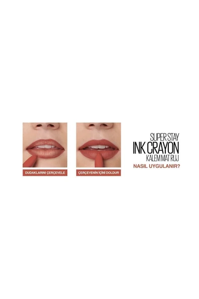 MAYBELLİNE NEW YORK Kalem Ruj - Sw Superstay Ink Crayon 20 Enjoy the View 30174191 - 7