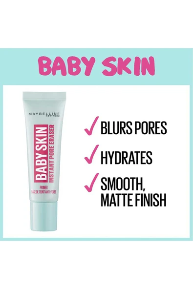 MAYBELLİNE NEW YORK Baby Skin Gözenek Gizleyici Makyaj Bazı - Pore Eraser - 4