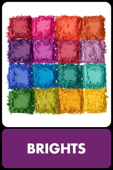 NYX PROFESSİONAL MAKEUP Professional Makeup Göz Farı Paleti - Ultimate Shadow Palette Brights - 2