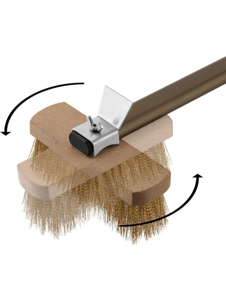 Altınbaşak  ABM UZUN FIRIN FIRÇASI - SARI KIL/BÜYÜK - Resim 2