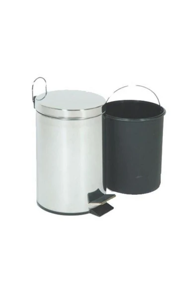 Palex  Krom Pedallı Çöp Kovası 5 lt - 2
