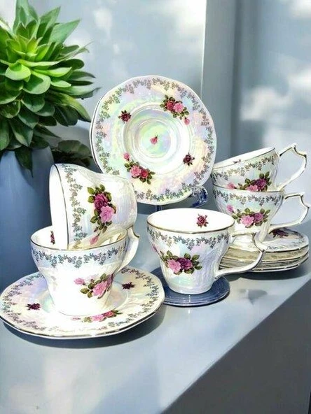 Royking 6'lı Kahve Fincan Takımı KNG 012