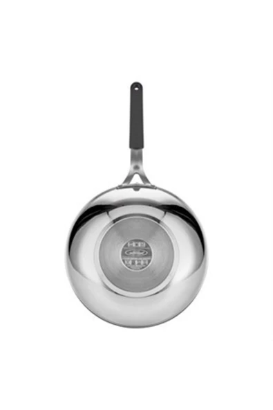Altınbaşak  Çelik Wok Tava 30cm - Silikonlu Sap - Resim 4