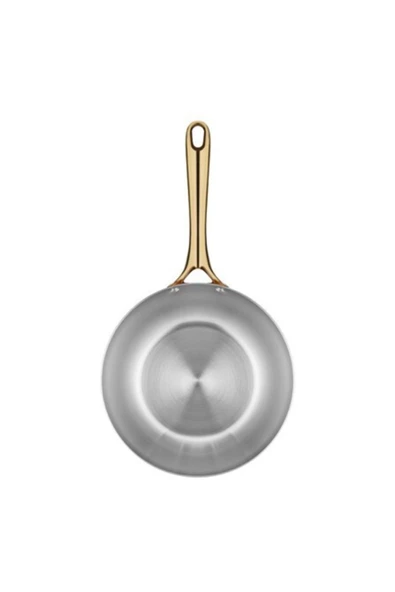 Altınbaşak  Multi Metal Bakır Wok Tava 28 Cm - Resim 2