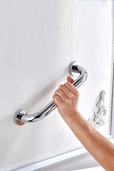 Fixer365  Yaşlı Hasta Engelli Paslanmaz Tutma Tutunma Barı 50 Cm Çap:32 Cm - 2