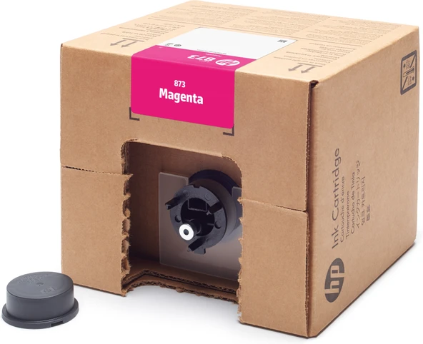 Feyza Bilişim HP 873Y 3 litrelik Magenta Latex Orijinal Mürekkep Kartuşu (4UV40A) ürün görseli