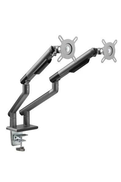 Twisted Minds TM-49-C012-G PREMİUM MEKANİK AMORTİSÖR 17"- 32" MAX 2X 9KG İKİLİ MONİTÖR KOLU
