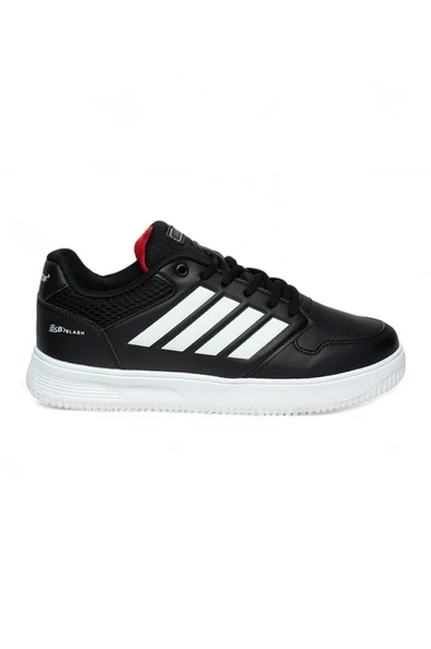 Best Of 074-25 Deri Slash Anatomik Sneaker Siyah Beyaz 36-40 - 2