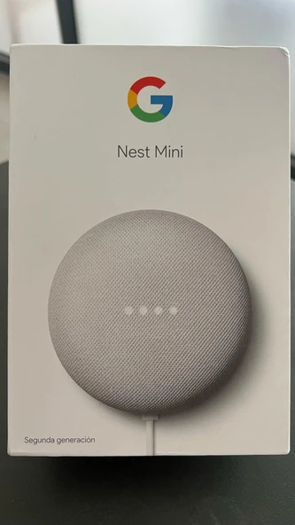 Google Nest Mini (2nd Jen) - Gri - Akıllı Hoparlör (Outlet)