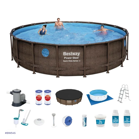 Bestway Prefabrik Havuz Seti 549x122cm BW545 56977