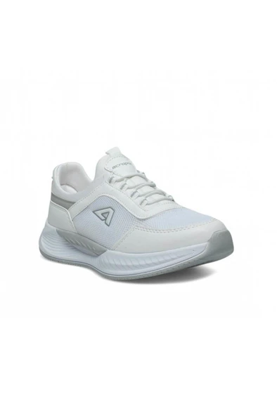 Acropol 137-25 Anorak Slip On Anatomik Erkek Sneaker Beyaz Gümüş