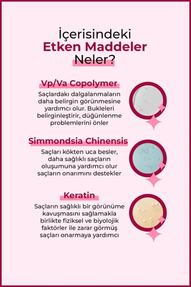 Kıvırcık ve Dalgalı saçlar için Saç Bakım Maskesi 250 ml (bukle belirginleştirici) - Resim 3