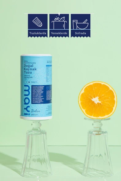 Mayi Tuz Mayi Delice Öğütülmüş Sofra Tuzu (İyot İlaveli) 250 gr - Resim 3