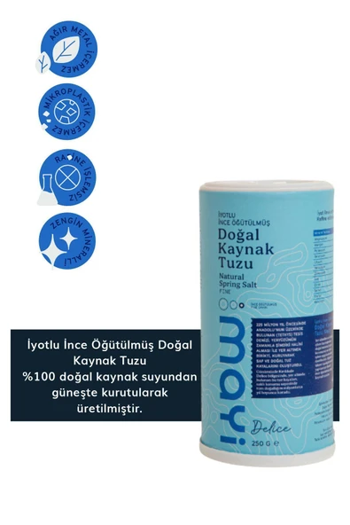 Mayi Tuz Mayi Delice Öğütülmüş Sofra Tuzu (İyot İlaveli) 250 gr - Resim 2
