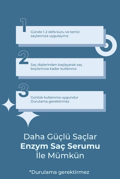 Saç Bakım Kompleksi Hyaluronik Asit Ve Kolajen Saç Serum 75 ml (ONARICI, NEMLENDİRİCİ) - 5