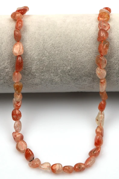 Güneş Taşı Doğal Taş Dizi 6 x 8 mm Mercimek Kesim - 2