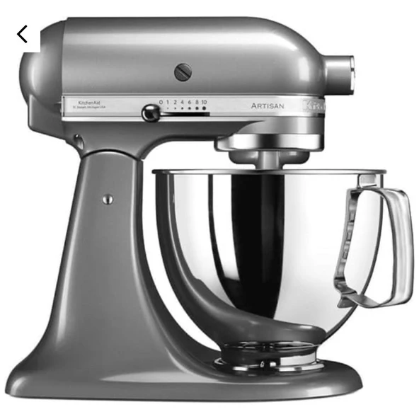 Kitchenaid 5KSM125 Artisan 4,8 L Stand Mikser, Contour Silver