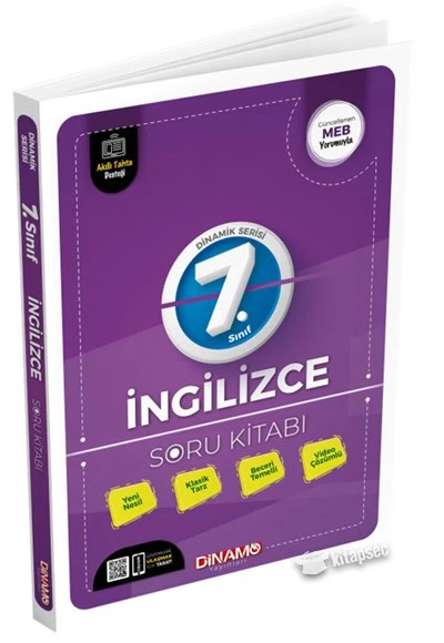 7.Sınıf İngilizce Dinamo Soru Bankası Tercih Akademi