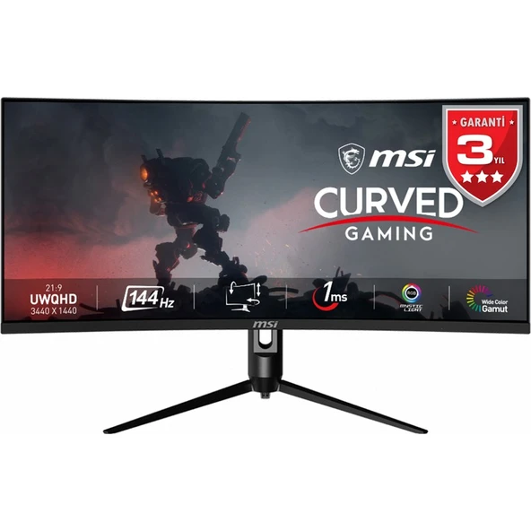 MSI MSI Optix MAG342CQR 34" 1 ms WQHD Curved 144 Hz Oyuncu Monitörü
