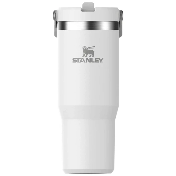 Stanley Stanley The Iceflow Flip Straw Beyaz 0.89 Lt Pipetli Termos Bardak