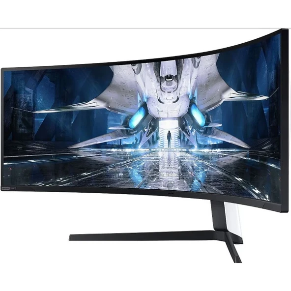 Samsung Odyssey Neo G9 LS49AG950NUXUF 49''inç Kavisli Oyuncu Monitörü, 1 Ms, 240 Hz, Dual Qhd Quantum, Mini-Led, Hdr 2000, Rgb, 1000R, Siyah