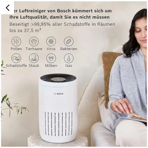Bosch Air 2000 Beyaz Hava Temizleyici - 2